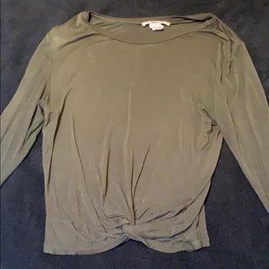 Long Sleeve Crop Shirt